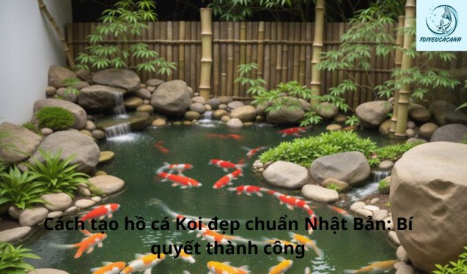 Cách tạo hồ cá Koi đẹp chuẩn Nhật Bản: Bí quyết thành công